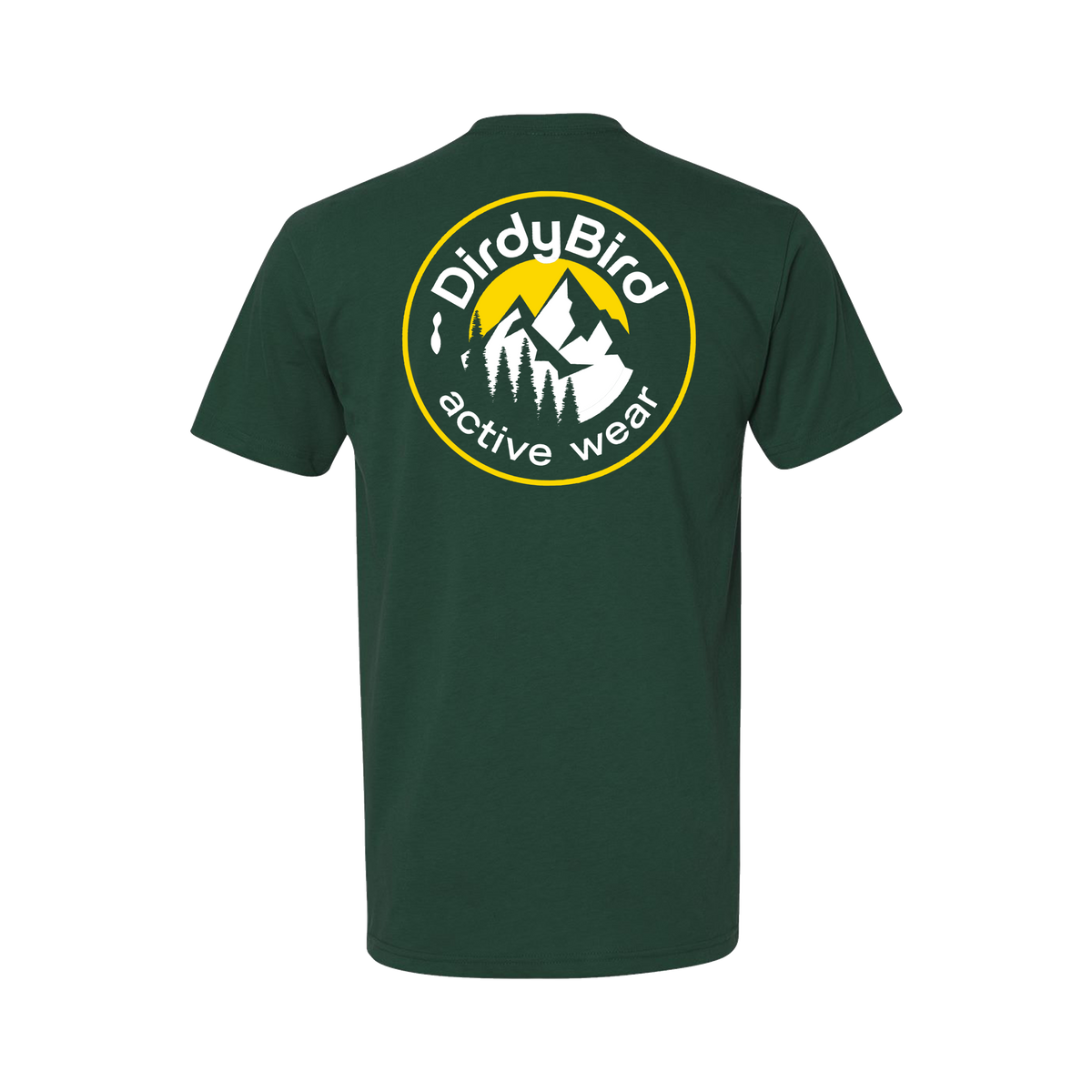 DirdyBird Mountain Tee - Forest Green