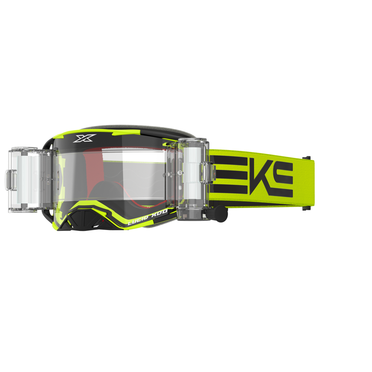 Lucid Goggle Race Pack Flo Yellow, Black - Zip Off