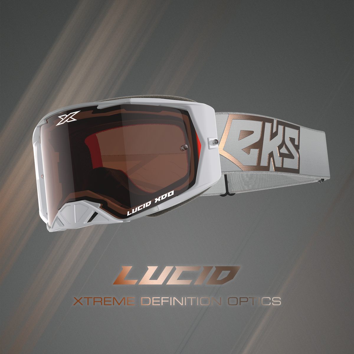 Lucid Goggle Grey Copper - Auburn Afterburner Lens