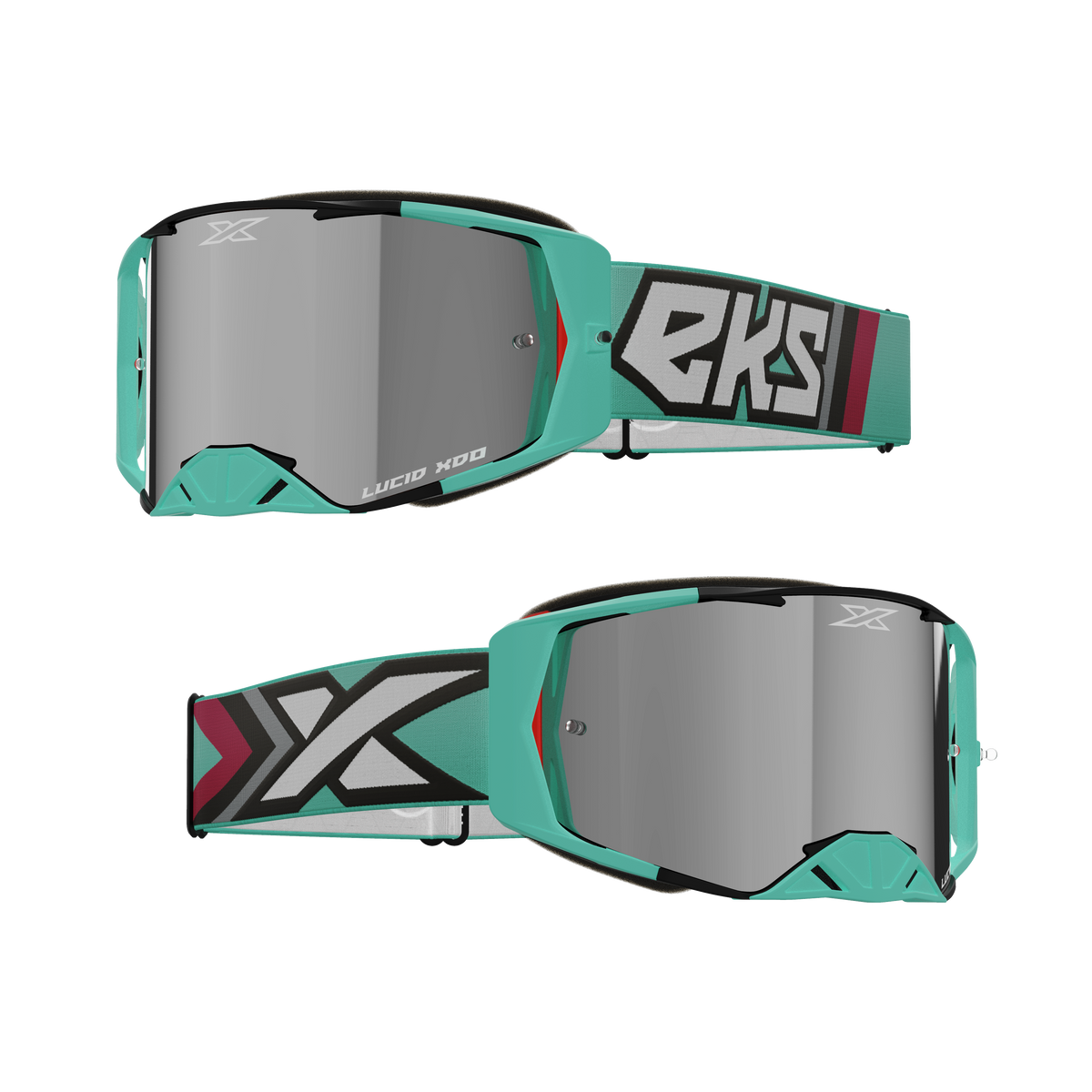 Lucid Goggle Minty - Silver Mirror Lens
